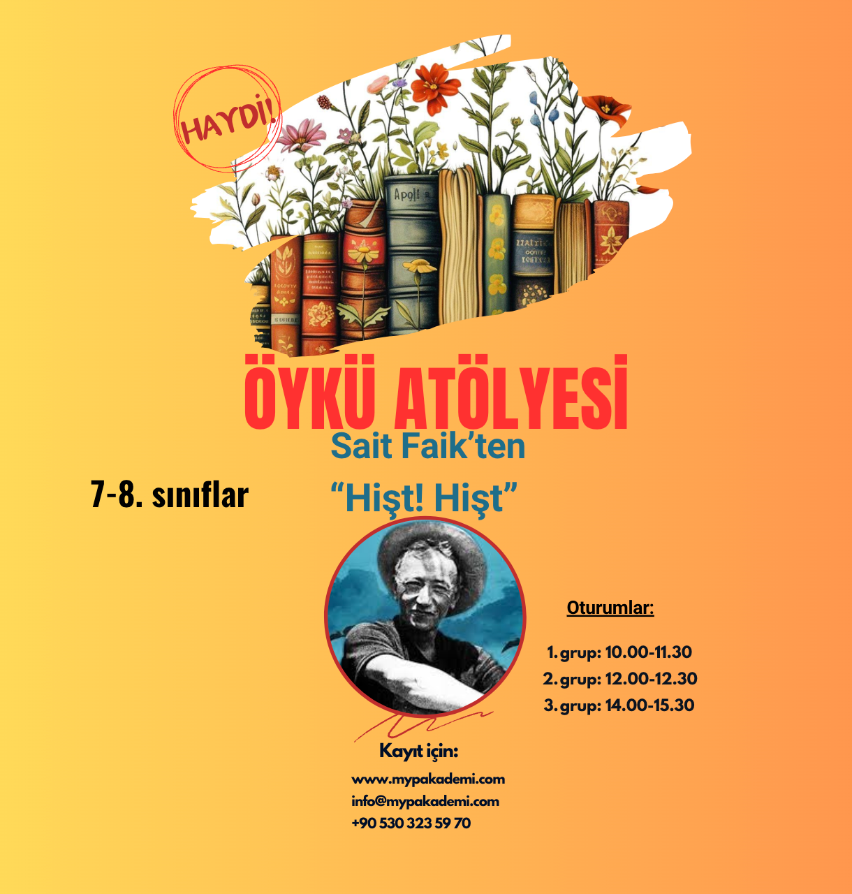 Öykü Atölyesi (5 ve 6. Sınıf/ 7 ve 8. Sınıf)